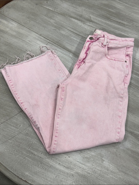 Risen Jeans Denim - Risen Women's Pink High-Rise Jeans Size 9